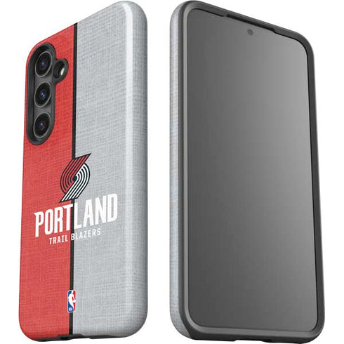 NBA Portland Trail Blazers Canvas Galaxy S24 Impact Case